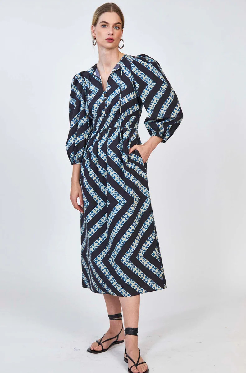 Clementine Dress | Tie Dye Midi Dress | Hunter Bell | Hunter Bell