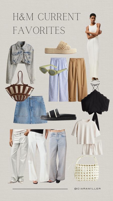 H&M current favorite affordable style finds for spring and summer