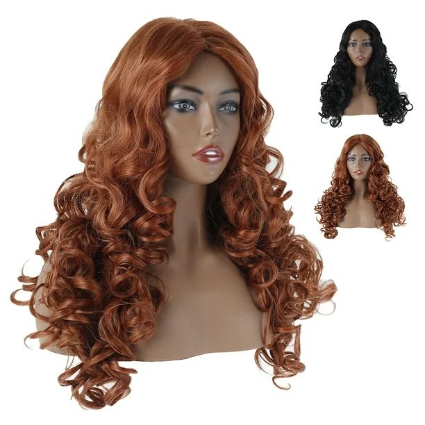 Willstar Women Ladies Fashion Long Curly Hair Wavy Wig Fancy Dress Party Cosplay Full Hairpieces ... | Walmart (US)