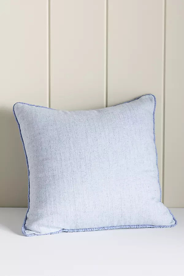 Rowen Linen Blend Pillow | Anthropologie (US)