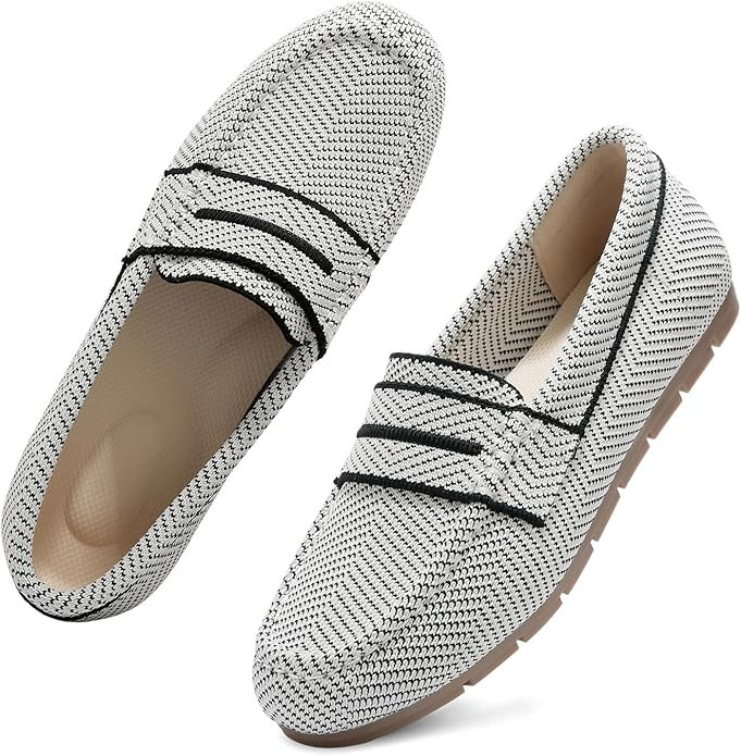Vespiero Loafers for Women Comfortable Slip on Work Flats Shoes Womens Dressy Casual Walking Shoe... | Amazon (US)