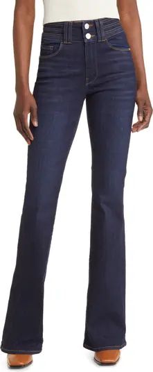 Le High Two-Button Flare Jeans | Nordstrom