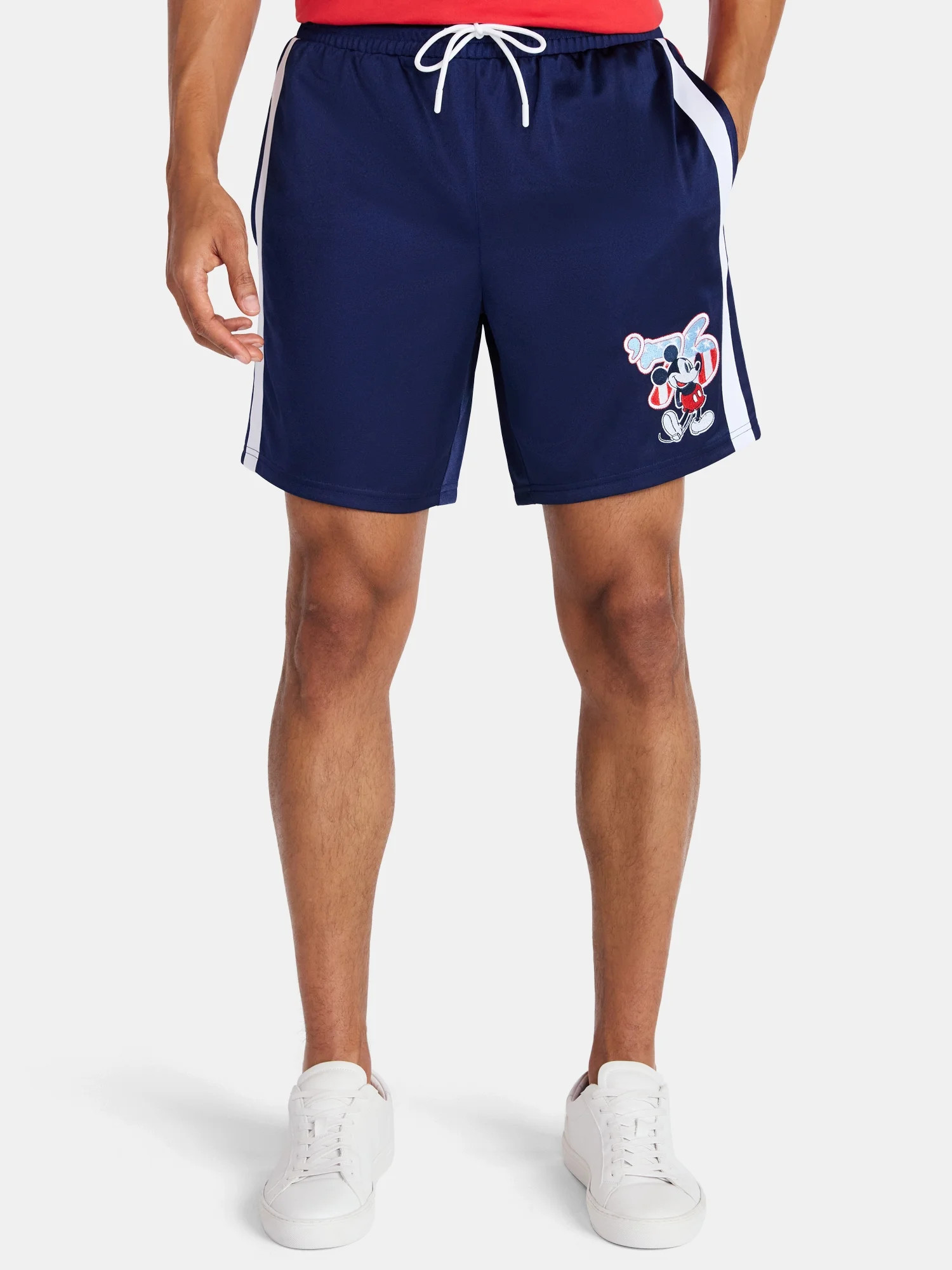 Disney Men's & Big Men's Mickey Mouse 76 Graphic Shorts, 9'' Inseam, Sizes XS-5XL | Walmart (US)