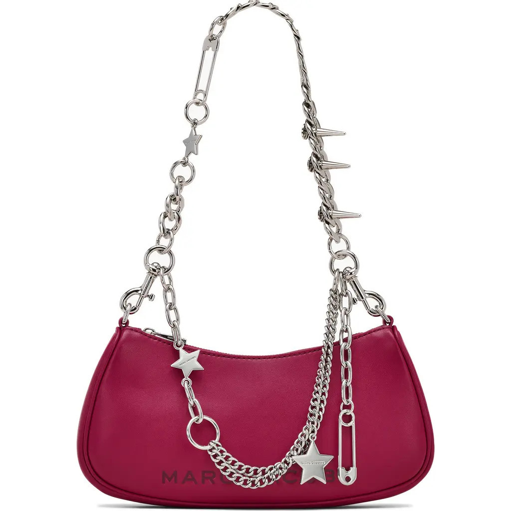 Marc Jacobs The Charm Shoulder Bag in Lipgloss Pink at Nordstrom | Nordstrom