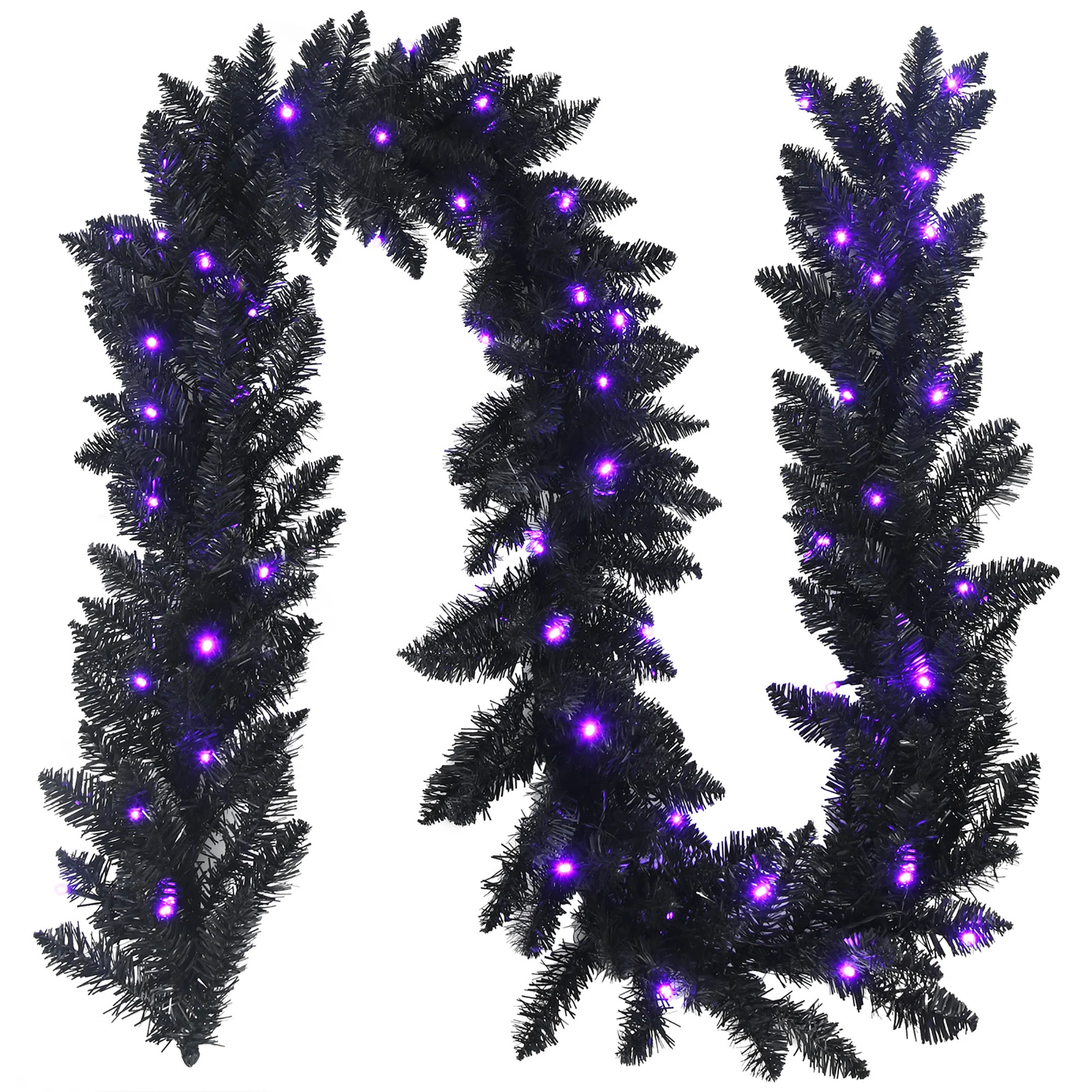 108'' in. Lighted Faux Garland | Wayfair North America