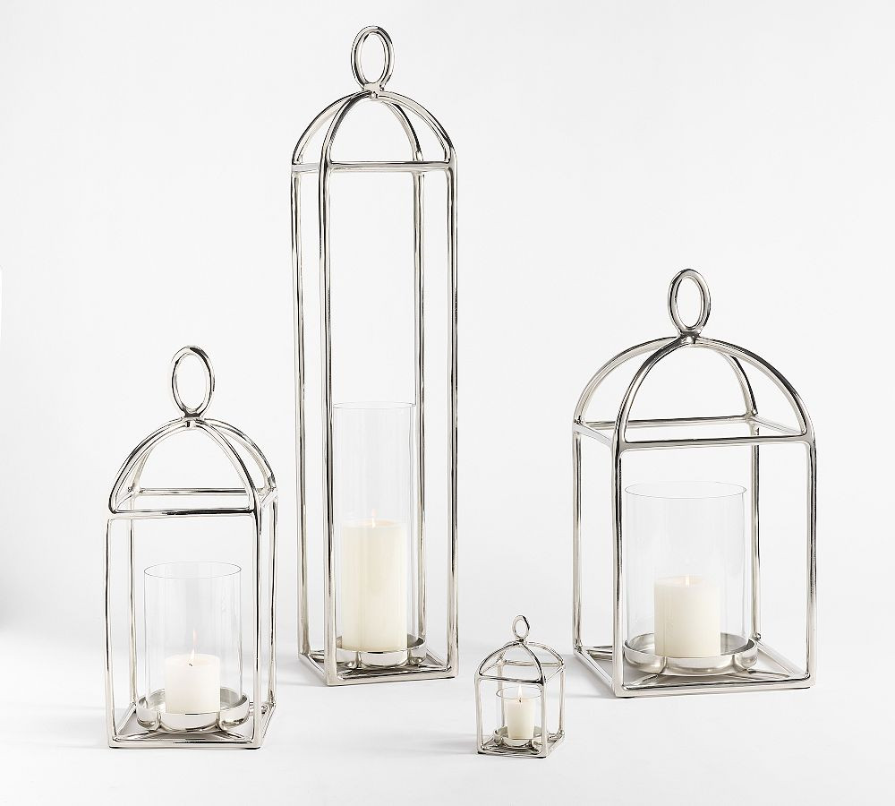 Fallon Forged-Iron Outdoor Lantern | Pottery Barn (US)