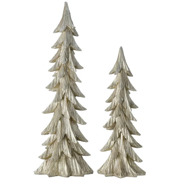 18-24" Resin Royal Tree Set of 2 | Wayfair North America