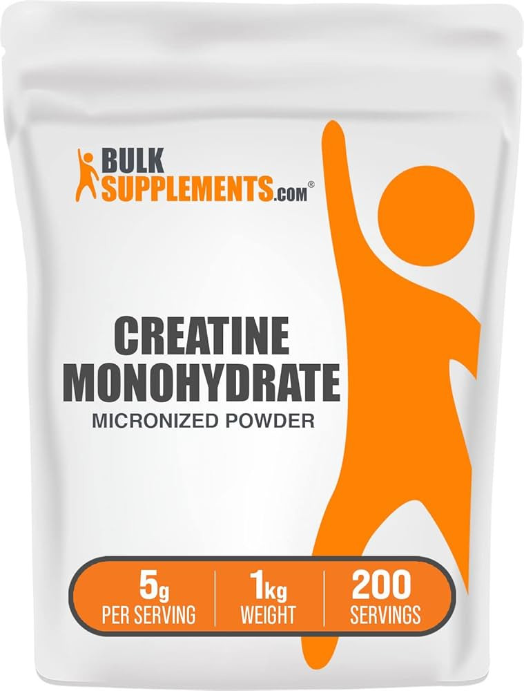 BulkSupplements.com Creatine Monohydrate Powder - Micronized Creatine Powder, Unflavored - Pure &... | Amazon (US)