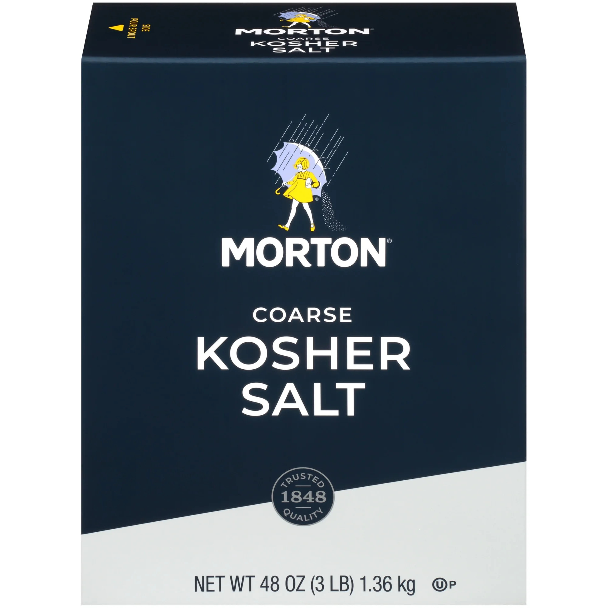 Morton Salt Coarse Kosher Salt – for Cooking, Grilling, Brining, & Salt Rimming, 3 lb Box | Walmart (US)