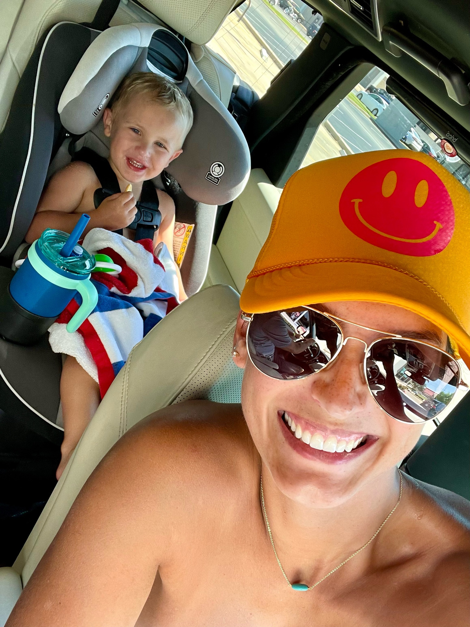 Summer. Pool day. Lake day. Trucker hat. Smiley truck hat. Toddler. Boy. Boy mom. Toddler cup. 

#LTKFindsUnder50 #LTKKids #LTKSwim