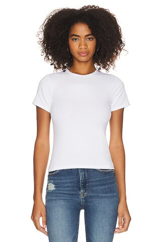Good American Baby T-shirt in White001 from Revolve.com | Revolve Clothing (Global)