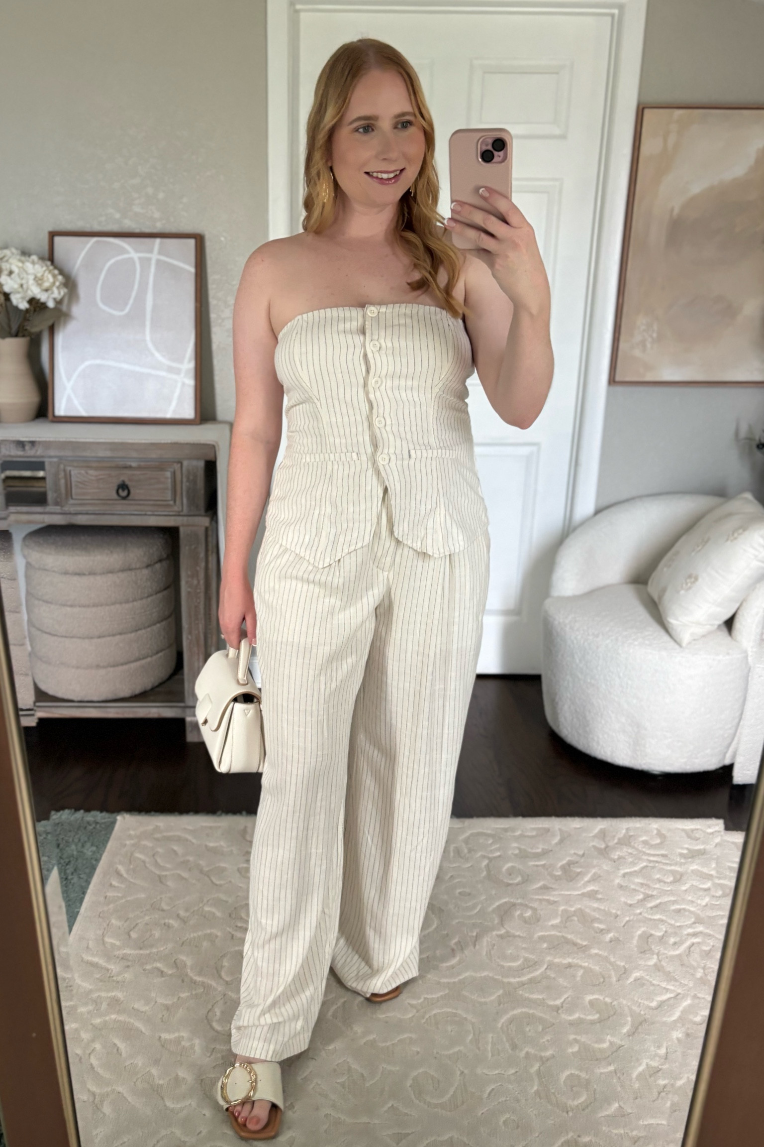 Casual chic Target summer outfit 🖤🤍 Summer outfit, summer outfit ideas, summer outfits, trousers, striped pants, trouser pants, tube top, summer tops, summer fashion, summer outfit ideas, sandals, flip flop outfits

#LTKSummerSales #LTKFindsUnder50 #LTKSeasonal