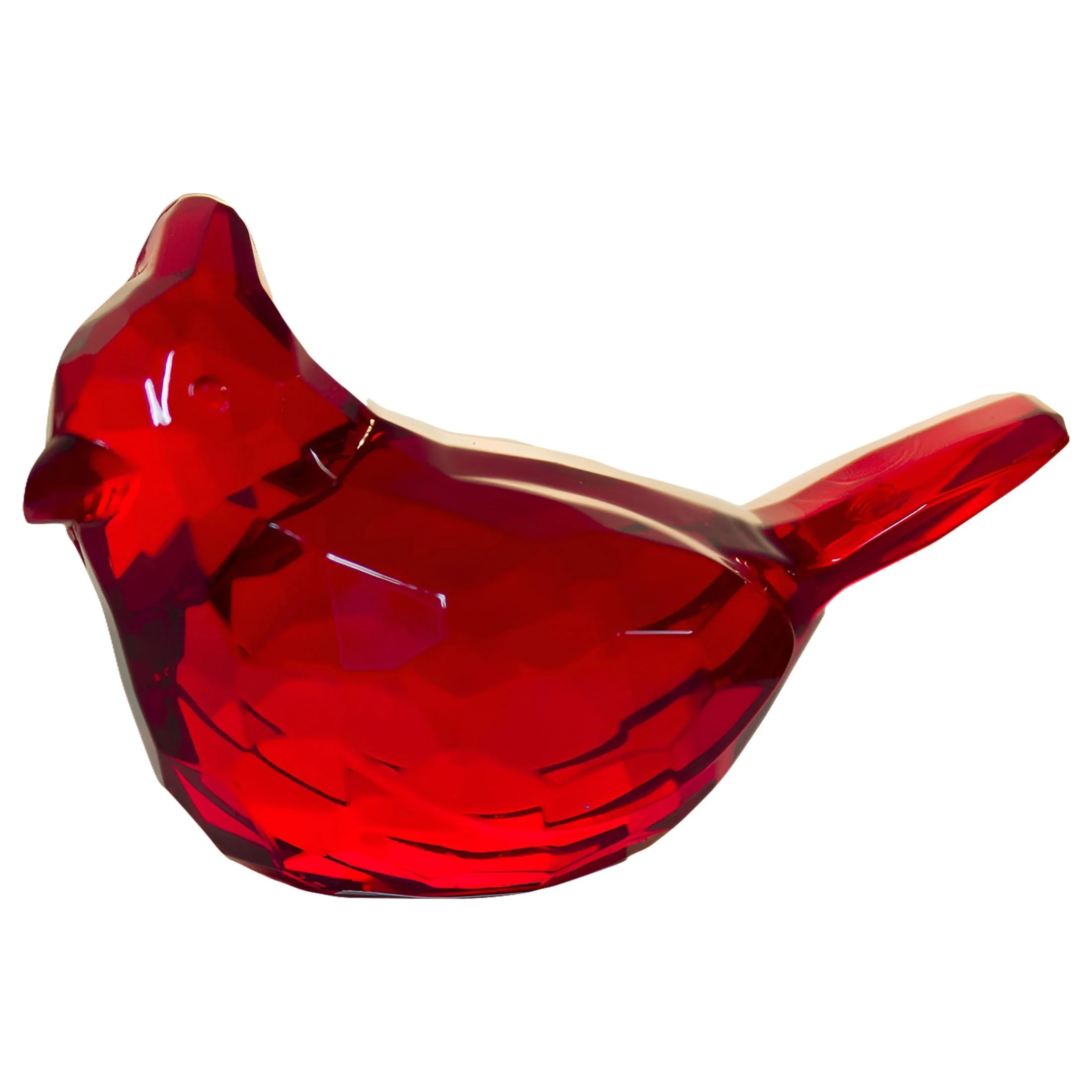 Ganz Red 1.5" Christmas Cardinal Acrylic Decorative Figurine | Walmart (US)