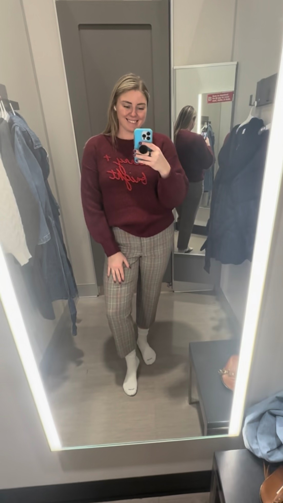 How cute is this sweater with the trousers?! Perfect for the office, especially during the holidays!

I’m wearing a size XXL in the sweater and a size 16 in the pants. 

plus size fashion, mid size fashion, holidays sweaters, work wear, office wear, affordable fashion, target 

#LTKPlusSize #LTKCyberWeek #LTKWorkwear
