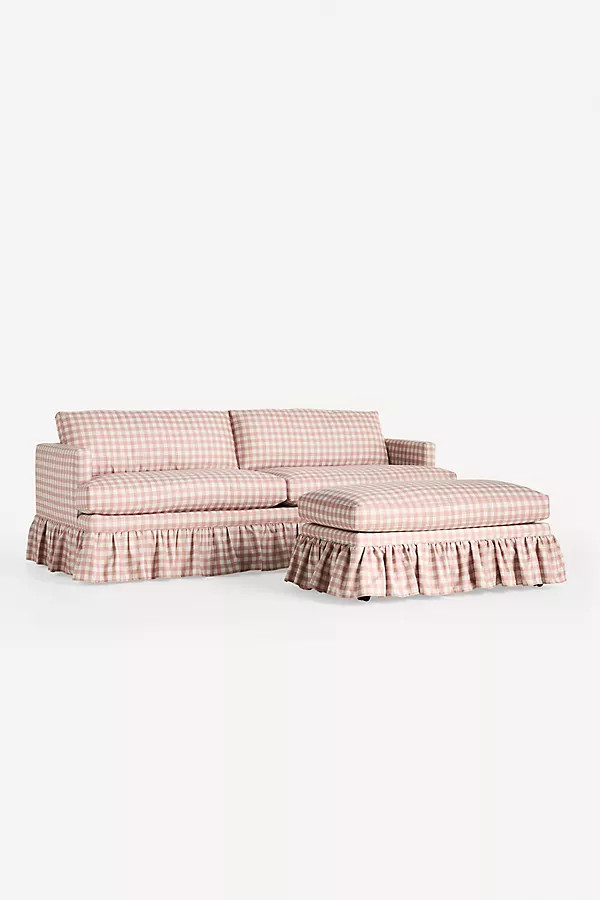 Bowen Ruffle Skirted Sofa | Anthropologie (US)