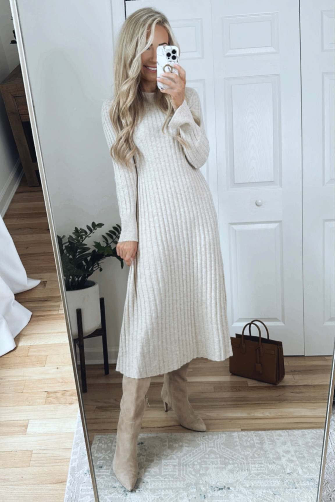 Sweater dress for work 

#LTKworkwear