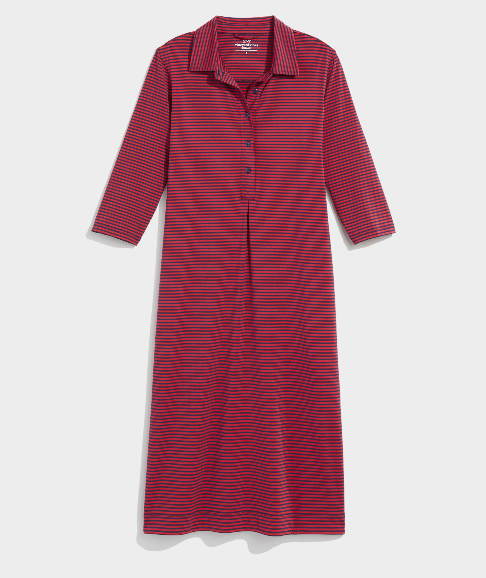 Striped Sankaty Midi Margo Shirtdress | vineyard vines