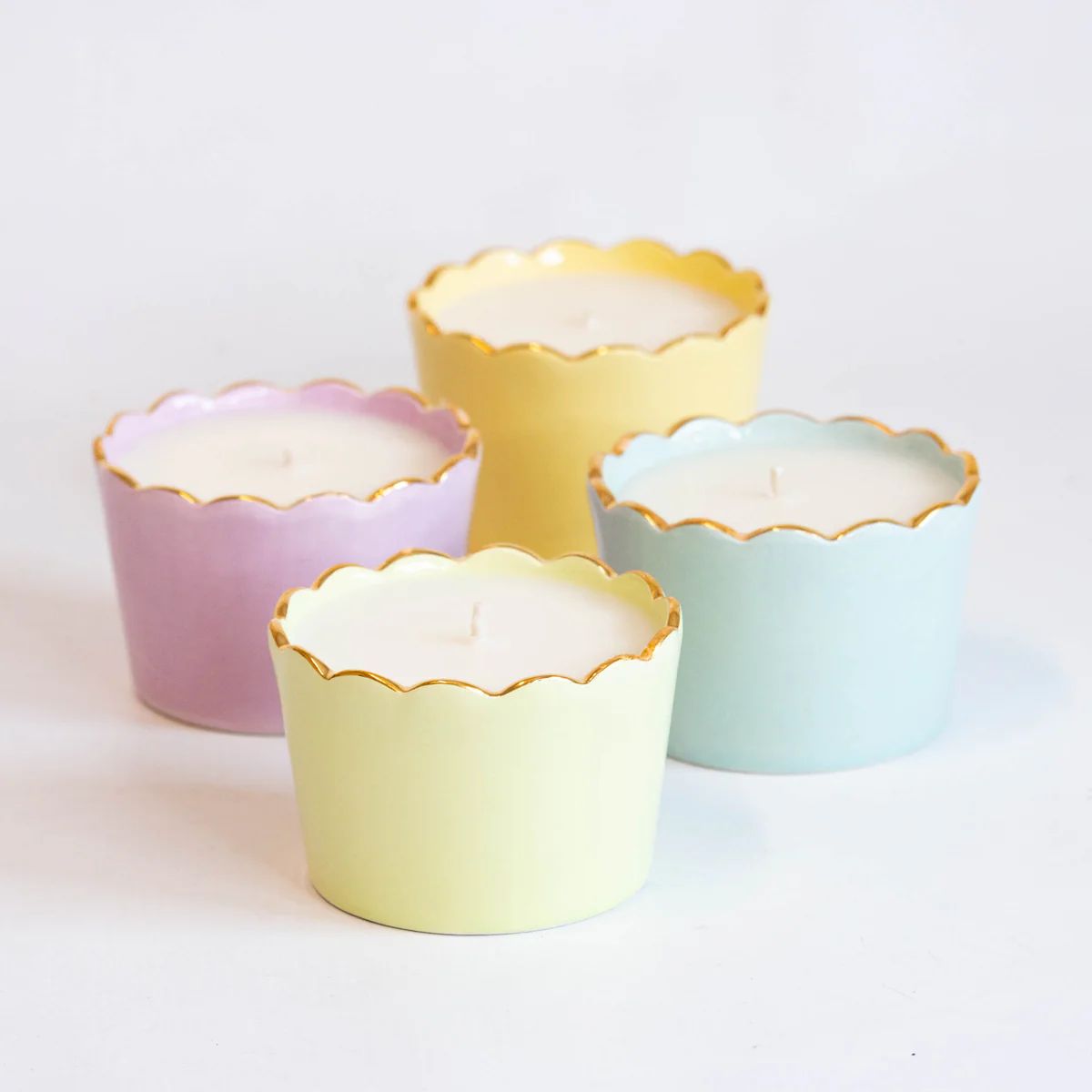 Scalloped Candle Cup | Susan Gordon Pottery