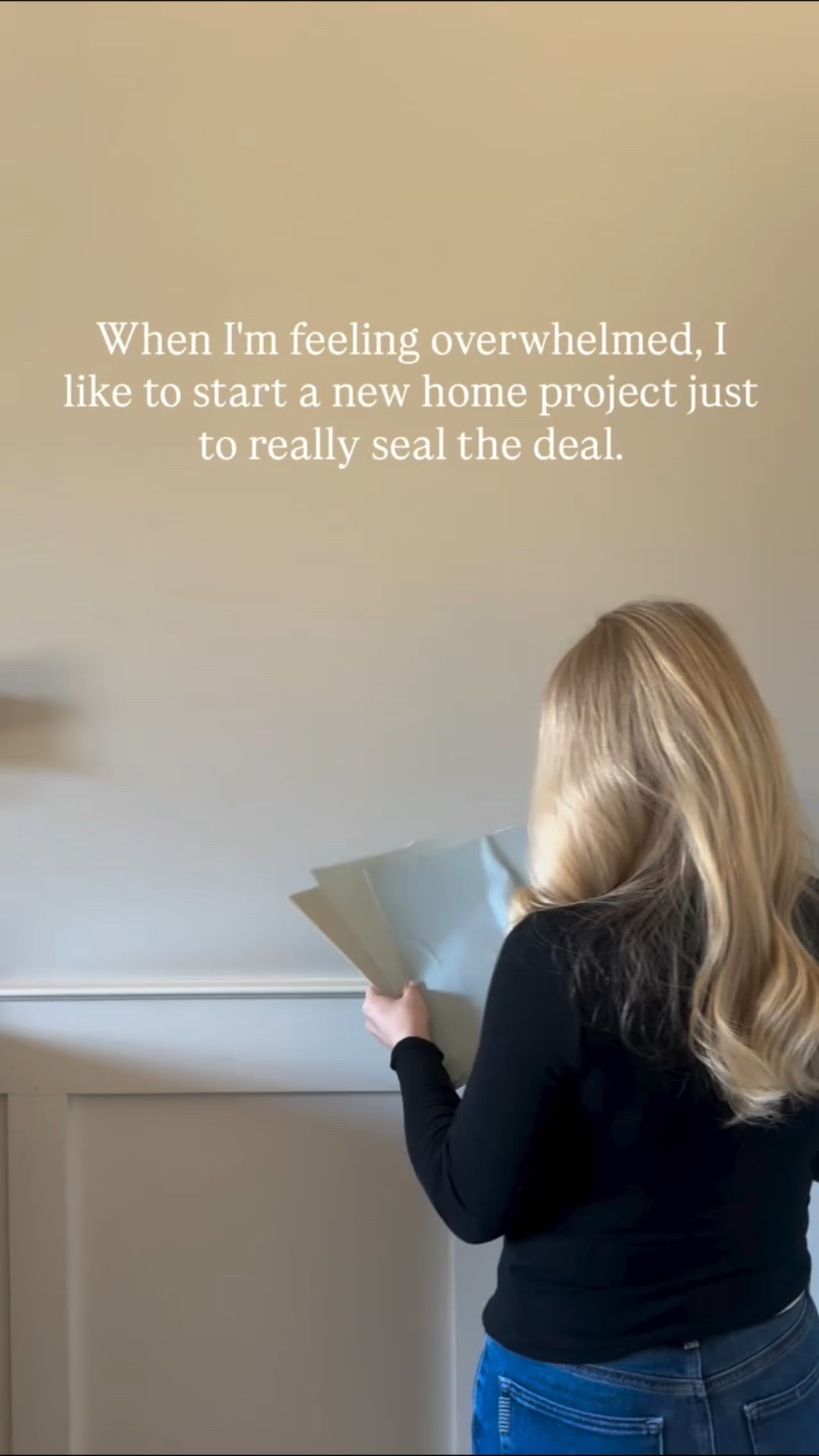 Thinking it might be a good time to paint my dining room. 🤔🫠 Anyone else like this? 

I love these stick-on paint color samples for all of my personal and client projects. They're available for all the paint brands and are currently on sale. Comment PAINT and I'll send you the link. 

Renovation humor | home renovation | Bear blue paint colors | blue dining room