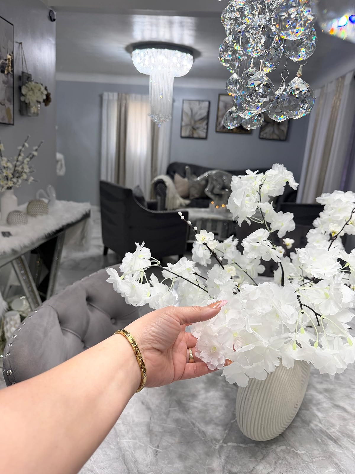 Add a touch of spring to your home with these stunning artificial cherry blossoms! Perfect for any occasion, these faux flowers will bring a beautiful and fresh look to your space. Great for home decor or special events. Linked below for you!🫶 #aesthetichome #neutralhomedecor #AmazonHome

#LTKSeasonal #LTKHome #LTKSaleAlert