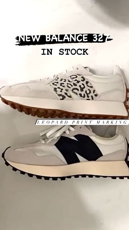 New Balance 327 sneakers with the leopard print marking currently in stock or some sizes on backorder with different dates.

#LTKshoecrush #LTKFind #LTKunder100