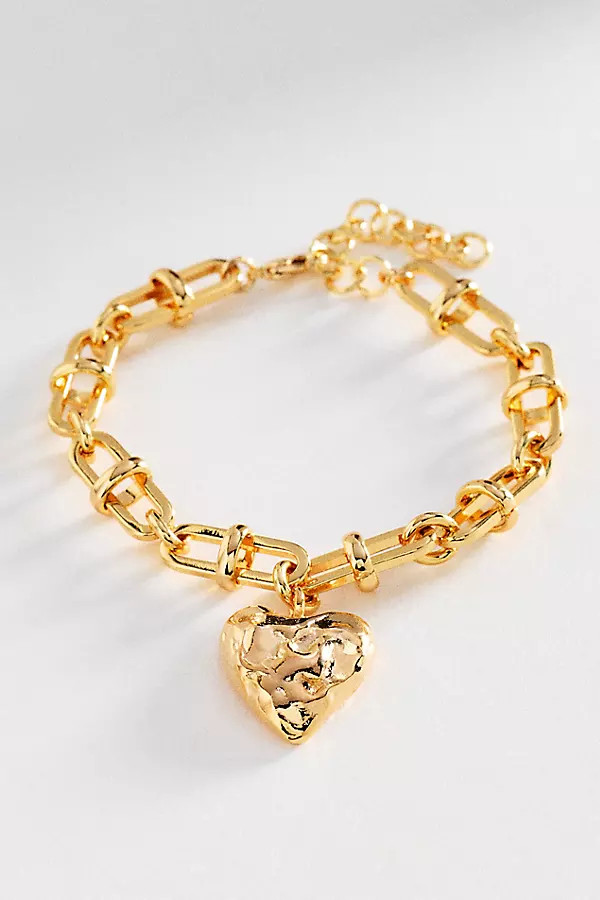 Heart Charm Bracelet | Anthropologie (US)