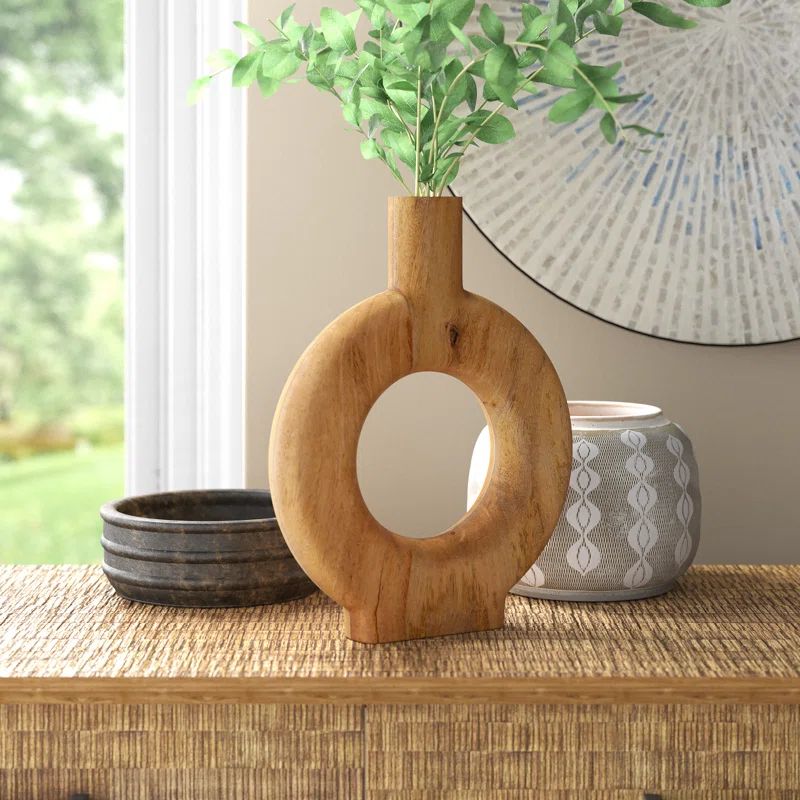 Handmade Wood Table Vase | Wayfair North America