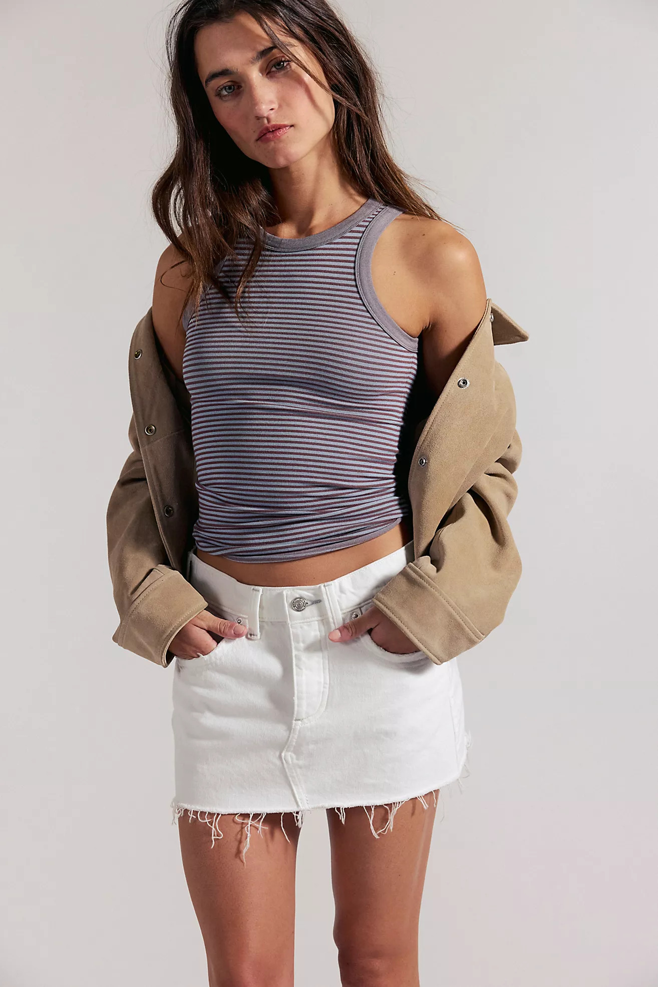 We The Free Lainey Low-Rise Mini Skirt | Free People (Global - UK&FR Excluded)