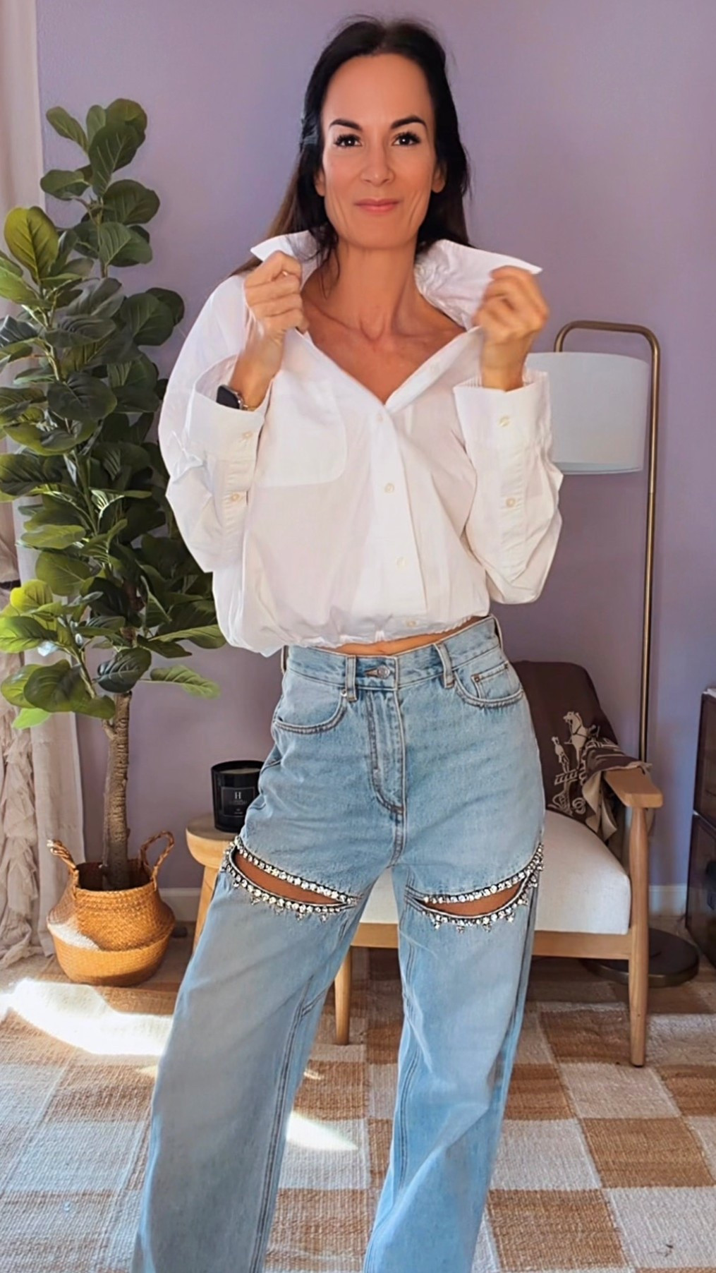 If you know, you know… I’m a forever denim connoisseur and yes, this addiction runs deep 😏👖

Wearing XS top and 24 denim

These jeans? Cream of the crop. Top of the list. Elite status.

The fit, the details, the attitude — they instantly shot to #1 in my closet and I’m officially obsessed. Dressed up, dressed down, errands or cocktails… they’re the star every single time ⭐️

Paired with this adorable cropped button-up and suddenly it’s giving effortless, cool-girl, main-character denim energy. Trust me… once you try them, there’s no going back.



#DenimObsessed #JeanConnoisseur #DenimAddict #CoolGirlStyle #EverydayChic #EffortlessStyle #FashionOver40 #StyleAtAnyAge #ElevatedCasual #LTKStyle #LTKFinds #NicoleColeeStyle #WardrobeStaples #DenimLove #nicolecolee #fashionblogger #styleblogger 



#LTKOver40 #LTKGiftGuide #LTKHoliday