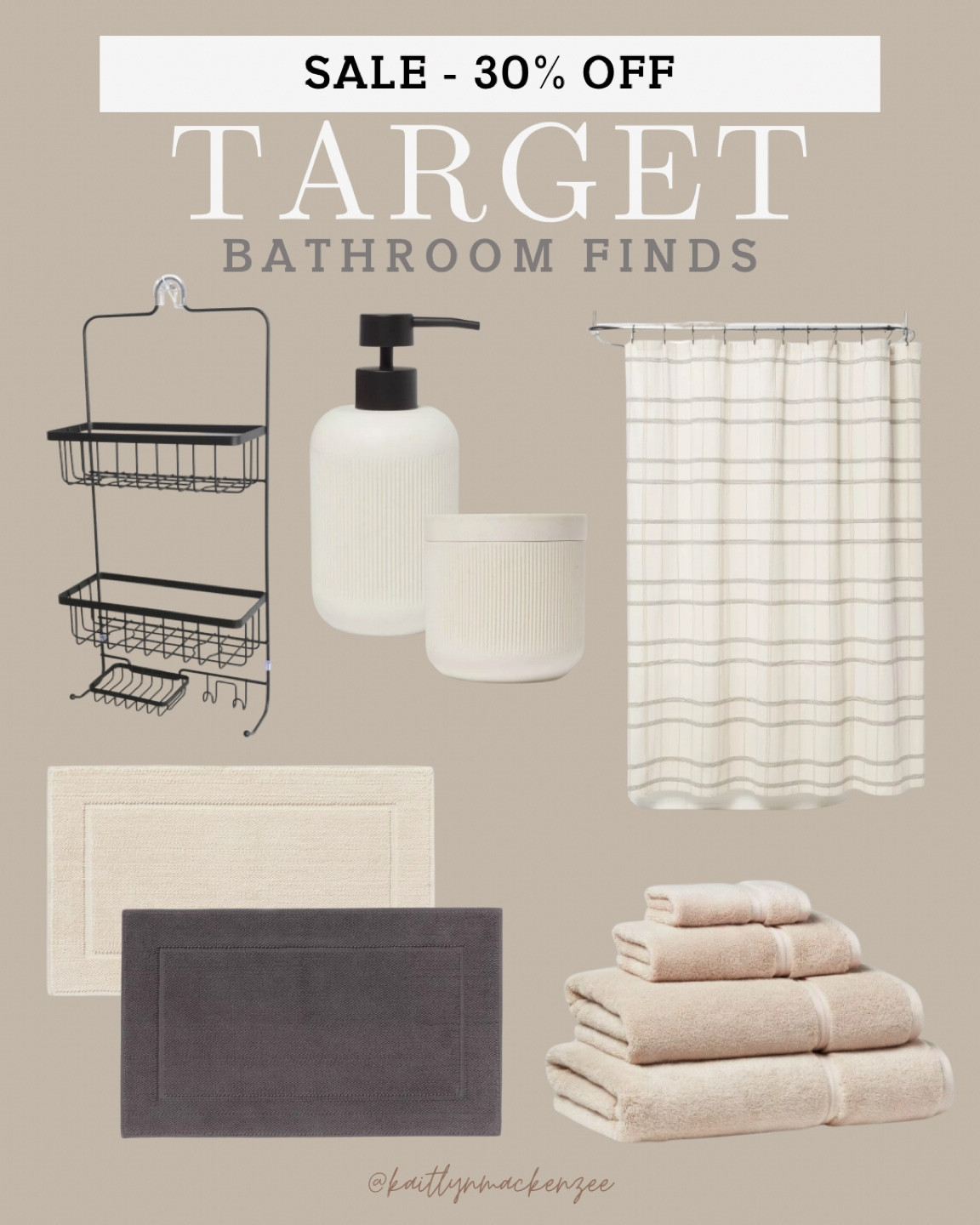 Target circle week - 30% off bath finds - shower caddy, bath towels, bathroom rug, shower curtain, span dispenser, bathroom decor 

#LTKxTarget #LTKSaleAlert #LTKHome