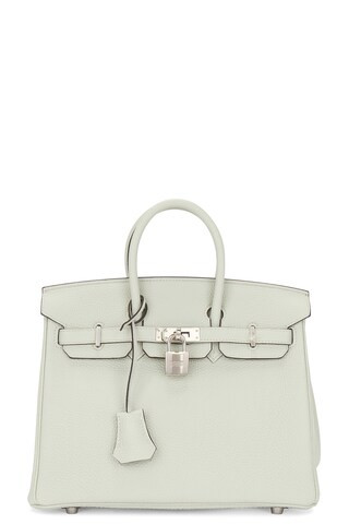 Hermes Togo Birkin 25 Handbag in Grey | FWRD 