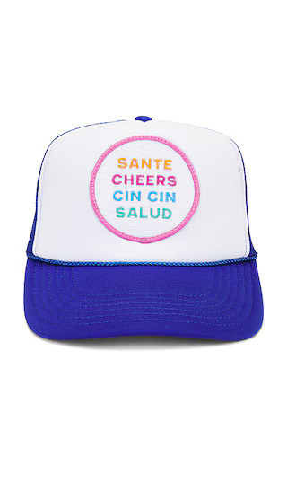 Salud Hat in Blue Split | Revolve Clothing (Global)
