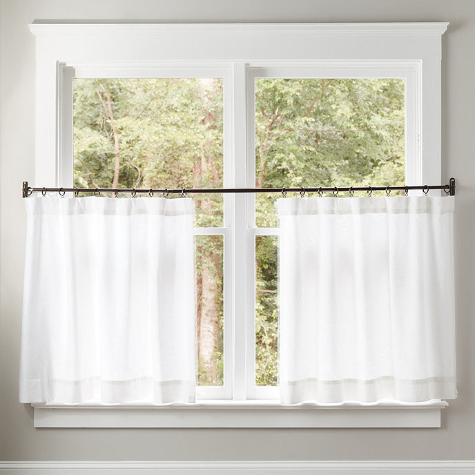 Classic 36 inch Cafe Curtain Panel | Ballard Designs, Inc.