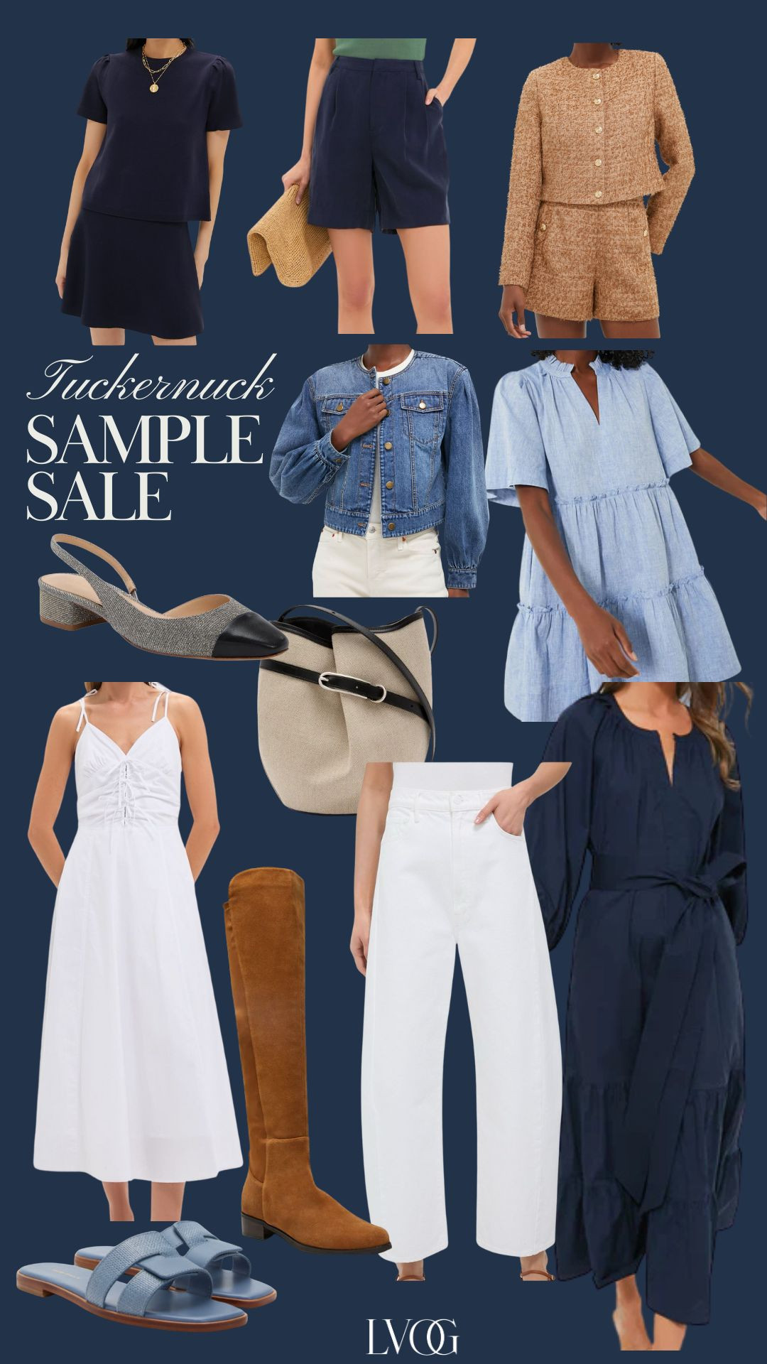 Tuckernuck sample sale, tuckernuck sale, dress, navy dress, denim jacket, boots, sandals, sale  

 #LTKSeasonal #LTKOver40 #LTKSaleAlert