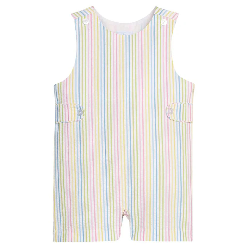 Little English Button Tab Jon Jon- Blue Paws on Par | JoJo Mommy