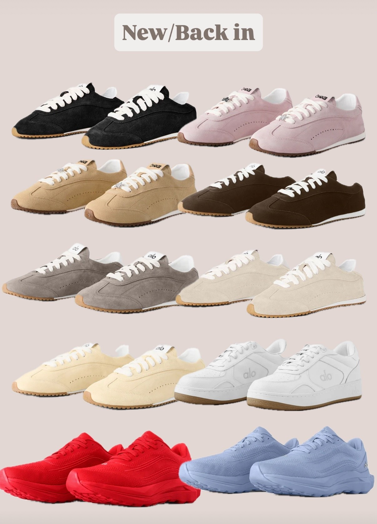 Alo yoga sneakers
Shoes
Trending
New in
Back in stock 

#LTKSaleAlert #LTKActive #LTKfitnessgoals