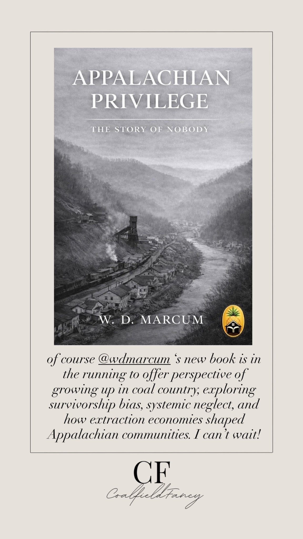 Appalachian Privilege 
New read! 