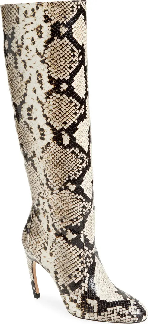 Stuart Weitzman Snakeskin Embossed Slouch Boot (Women) | Nordstromrack | Nordstrom Rack