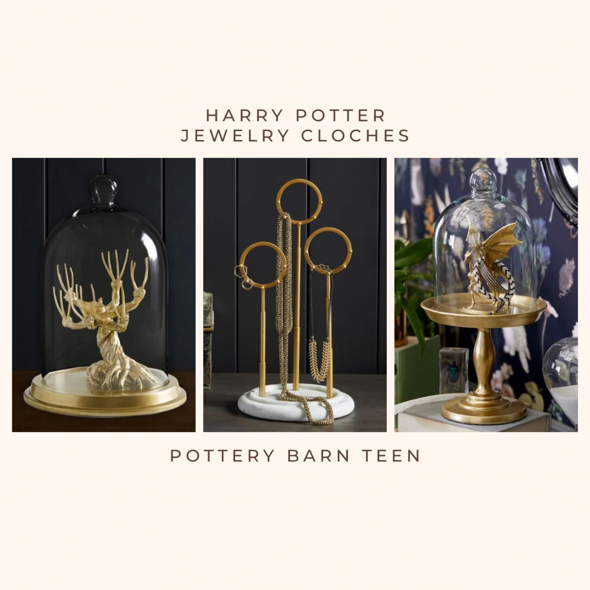 Harry Potter Jewelry Cloches ✨ 

#harrypotter #pbteen #harrypotterfinds 

#LTKSale #LTKhome