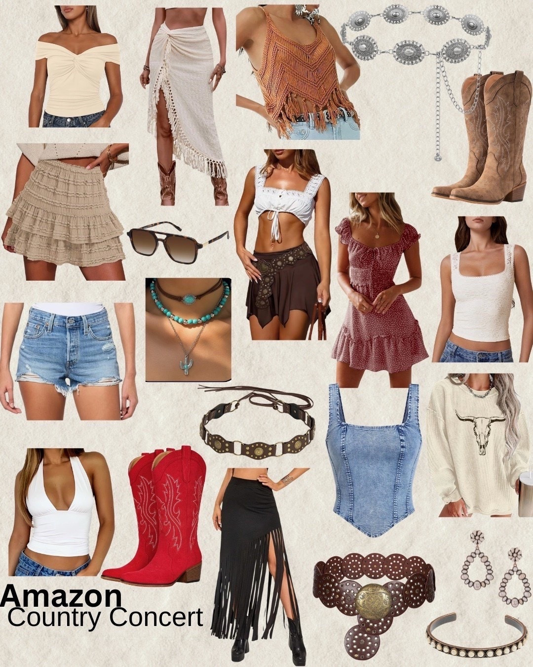 Country concert outfit. Country concert style. Western style. Western outfit. Western belts. Cowboy boots. Summer concert. Nashville outfit. Amazon country concert outfit 

#LTKFestival #LTKSeasonal #LTKTravel