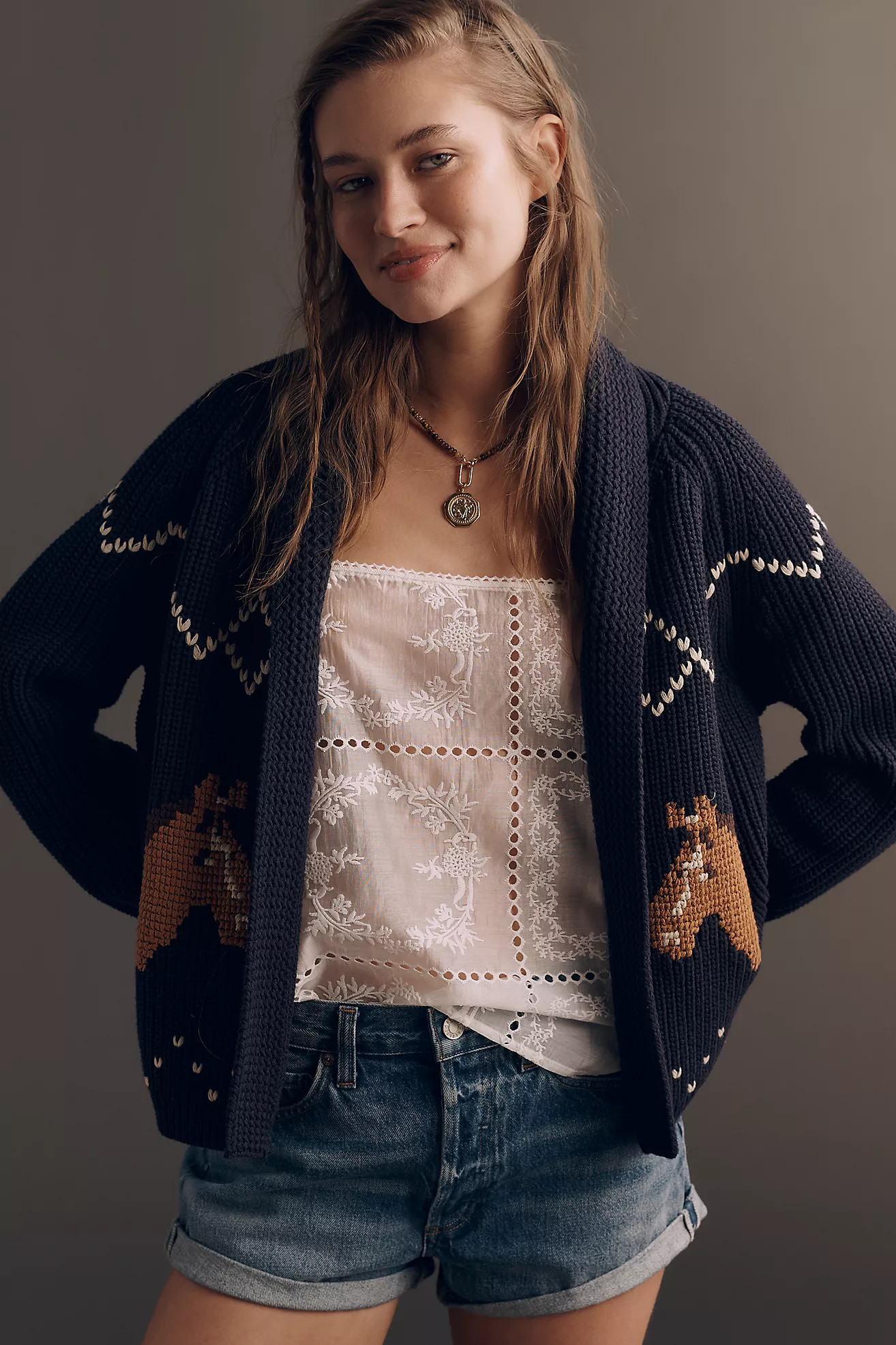 THE GREAT. Horse Lodge Cardigan Sweater | Anthropologie (US)