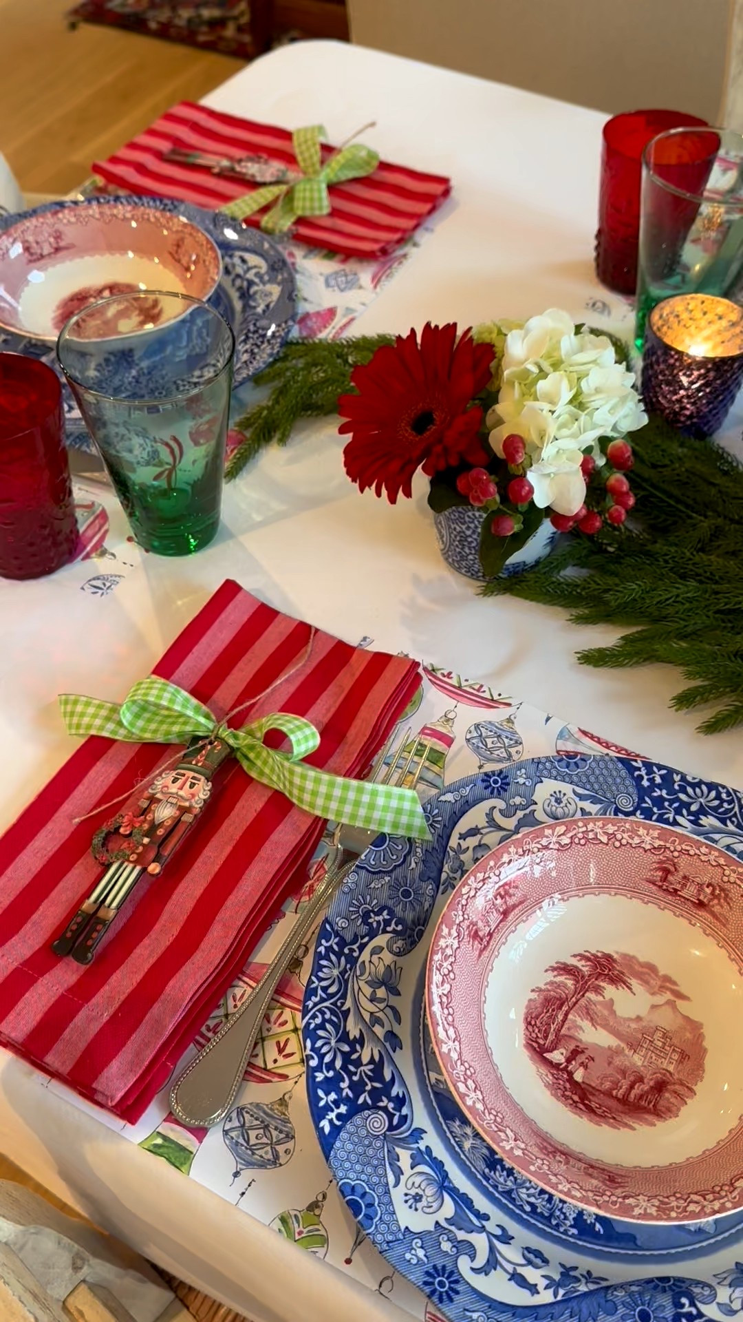Such a fun Christmas tablescape! Nutcrackers and bright colors make it so happy♥️💚💛

#LTKSaleAlert #LTKHoliday #LTKSeasonal