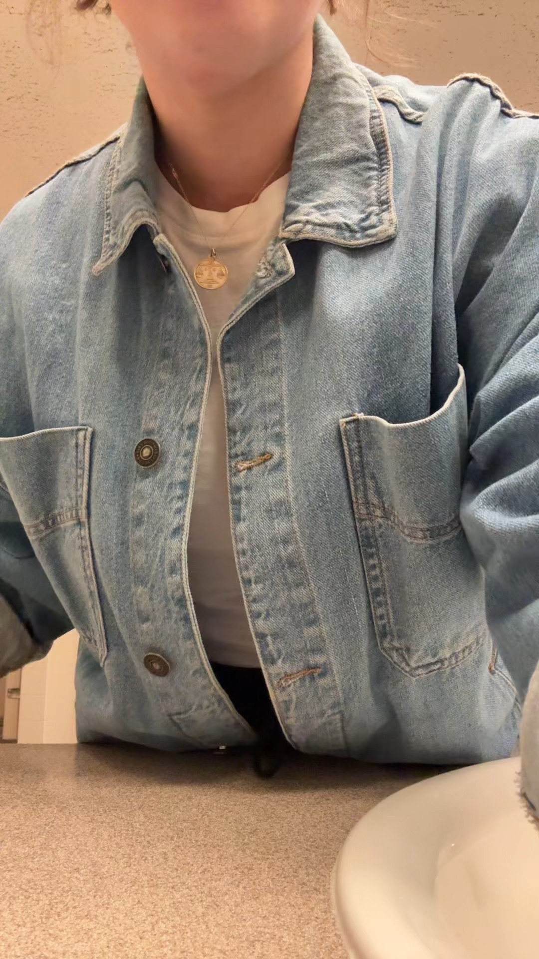 No earrings, period and baggy clothes. 

#LTKMidsize #LTKShoeCrush #LTKFindsUnder100