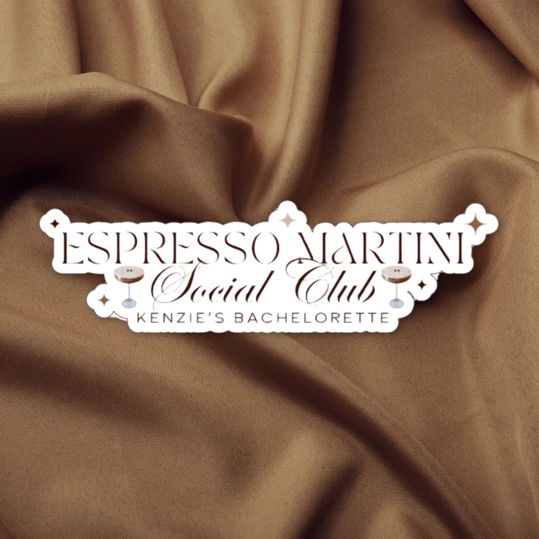 Espresso Martini Bachelorette Stickers Espresso Martini Bachelorette Party Favors Espresso Martin... | Etsy (US)
