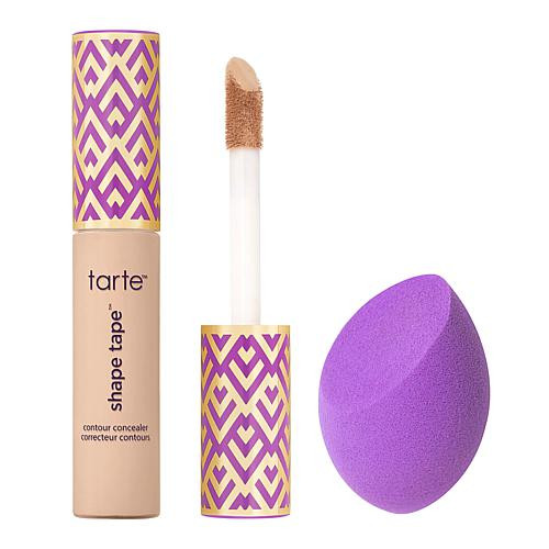 Tarte tarte Shape Tape Concealer with Quickie Blending Sponge - 29N Light-Medium | HSN