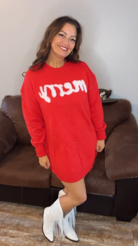 Super comfy! So much stretch! Perfect for those holiday parties and family get togethers! These boots are so cute! They are also very comfy! 

#sweaterdress #christmasdress #holidayfashion #womenssweaterdresses

#LTKSeasonal #LTKHoliday #LTKMidsize