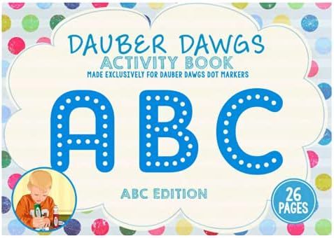 Cameron Frank ABC Edition Dauber Dawgs Toddler’s Activity Sheets- 26 Creativity Activity Pages ... | Amazon (US)