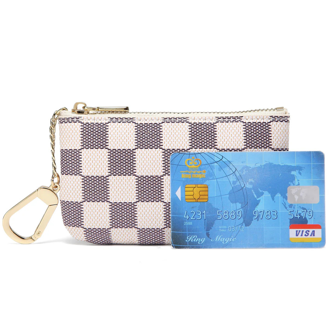 Luxury Key Chain pouch with clasp | Daisy Rose