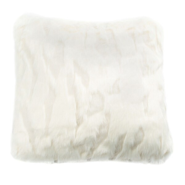 Safavieh 20-inch Textured Snow White Decorative Pillow | Bed Bath & Beyond