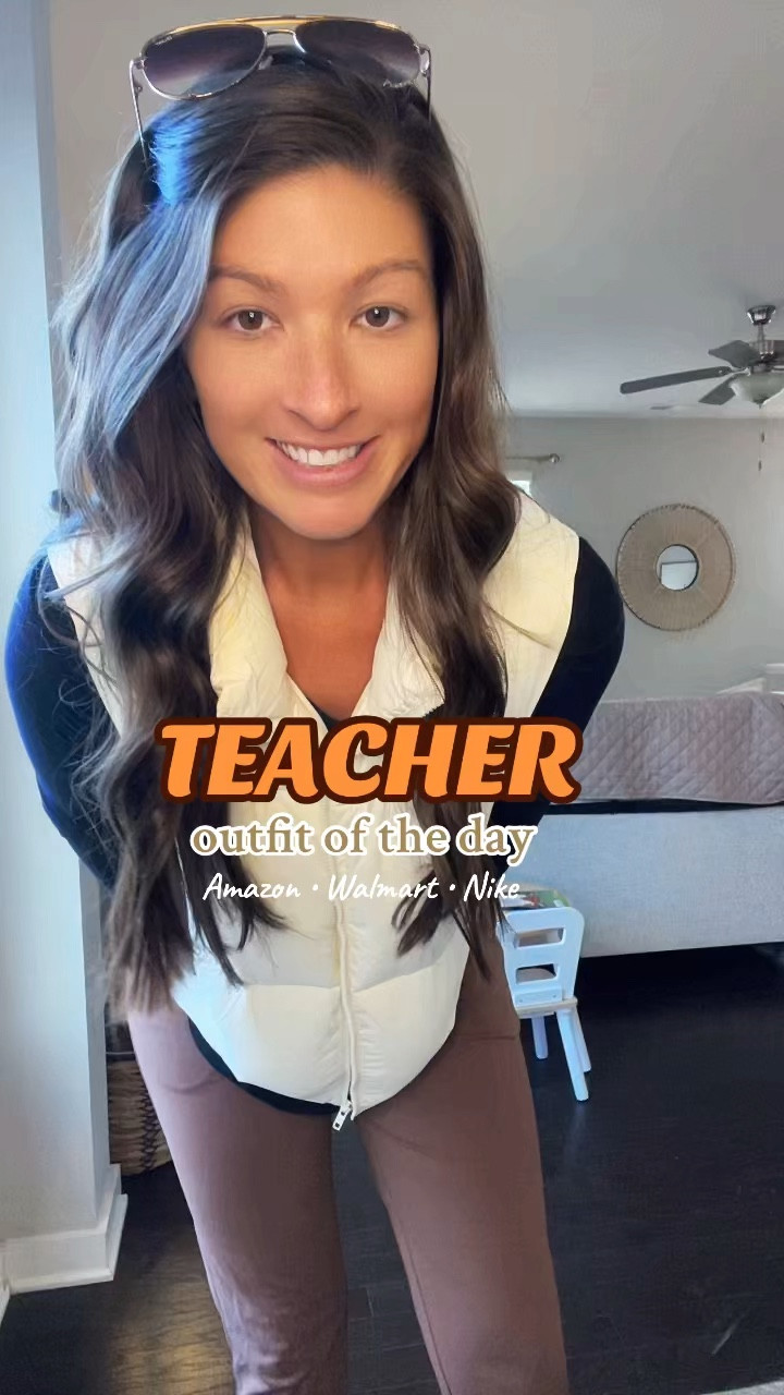 Teacher jogger/vest OOTD 

#LTKfindsunder50 #LTKstyletip #LTKfindsunder100